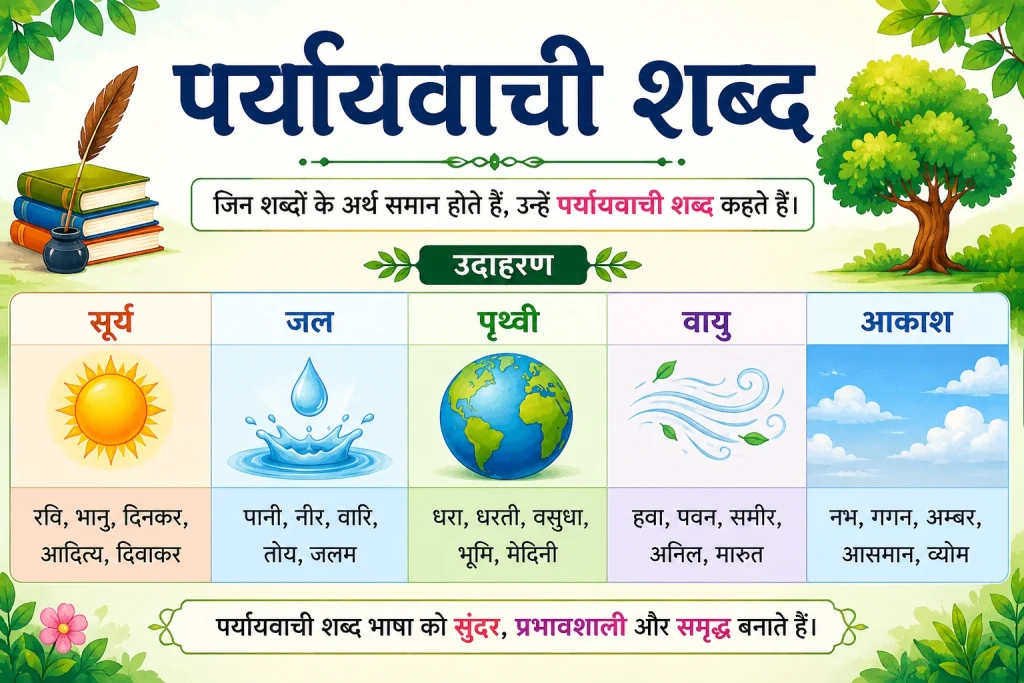 Paryayvachi Shabd